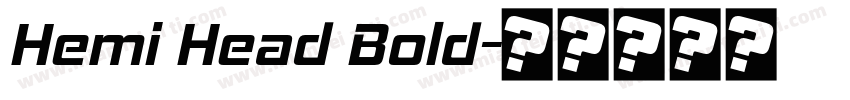Hemi Head Bold字体转换
